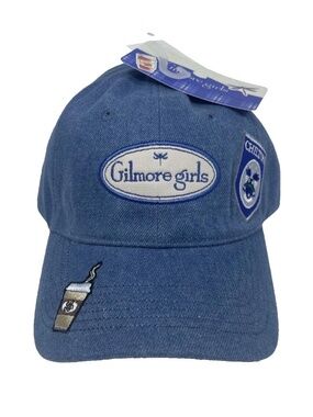 Embroidered GILMORE GIRLS Dragonfly Inn/Chilton DENIM Baseball Cap Hat-NEW *RARE
